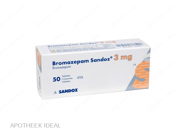 BROMAZEPAM 3MG 50 TABLETTEN 2 BROMAZEPAM 3MG 50 TABLETTEN - Afbeelding 2