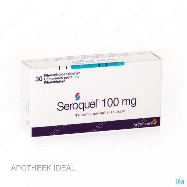 SEROQUEL 100 MG 30 TABLETTEN 1 SEROQUEL 100 MG 30 TABLETTEN